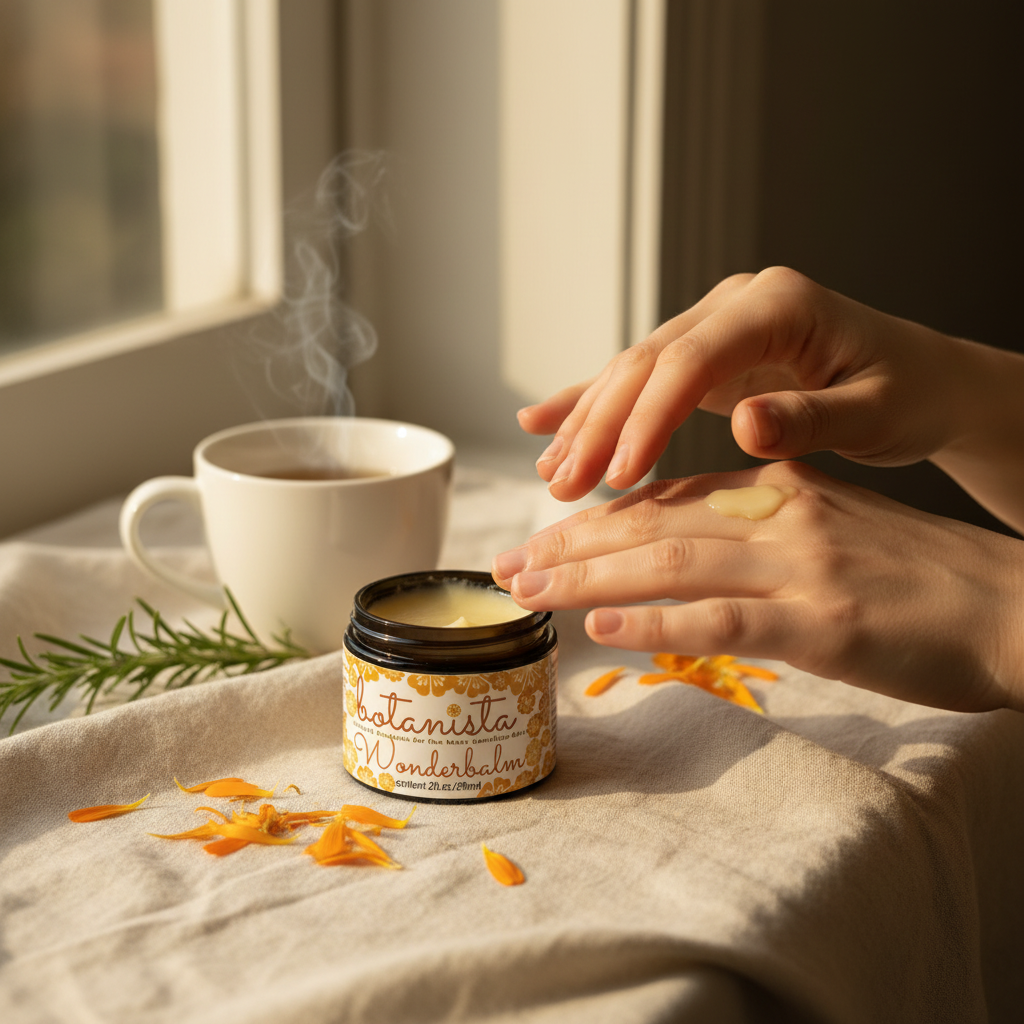 Wonderbalm lifestyle image - warmth and self-care
